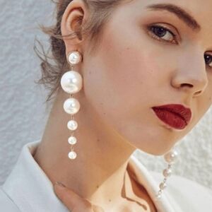 Elegant Pearl Drop Earrings